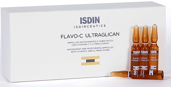Test de producto: Flavo-C ultraglican ampollas de ISDINCEUTICS