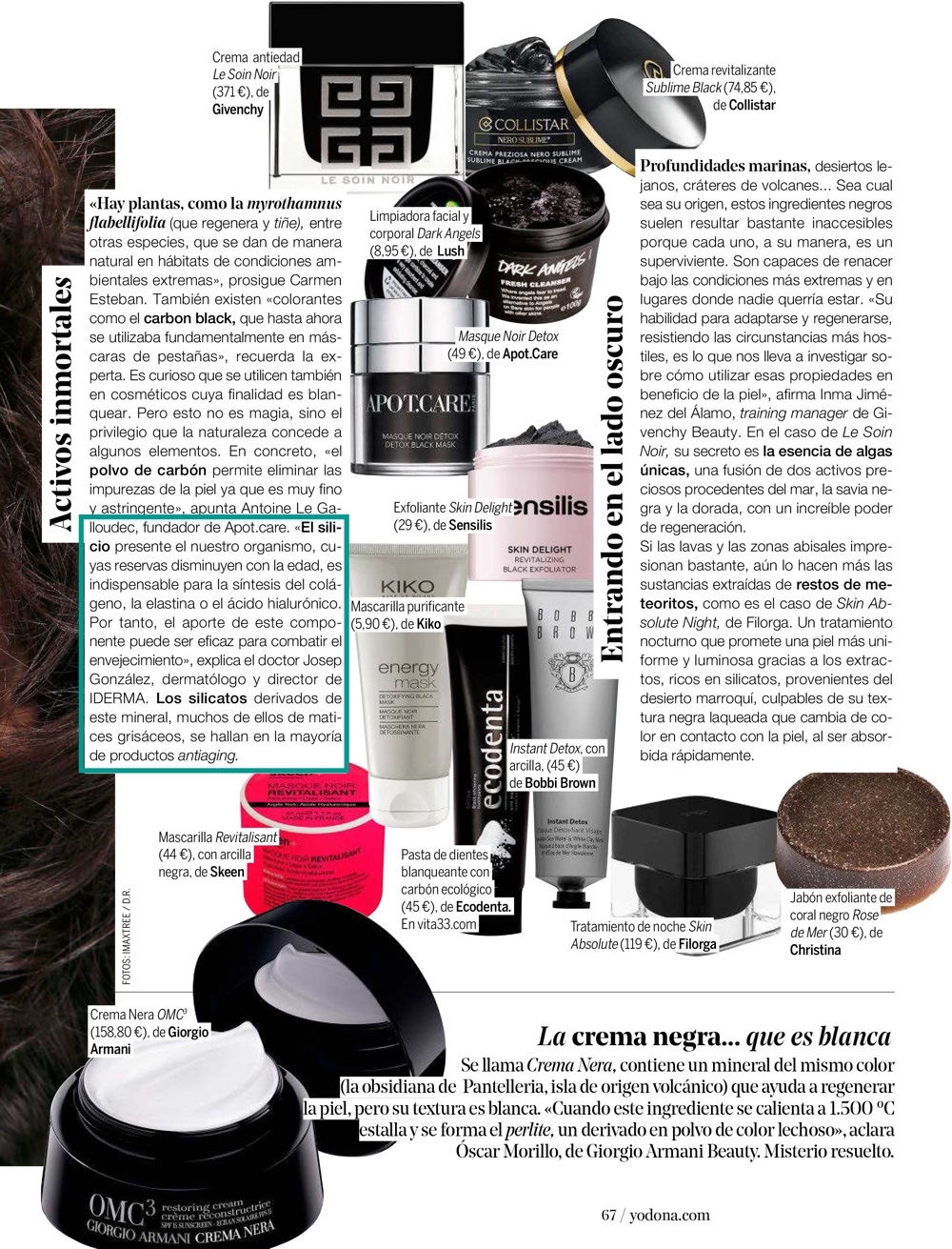 Ingredientes y beneficios inesperados: la nueva cosmética negra - Iderma en los médios